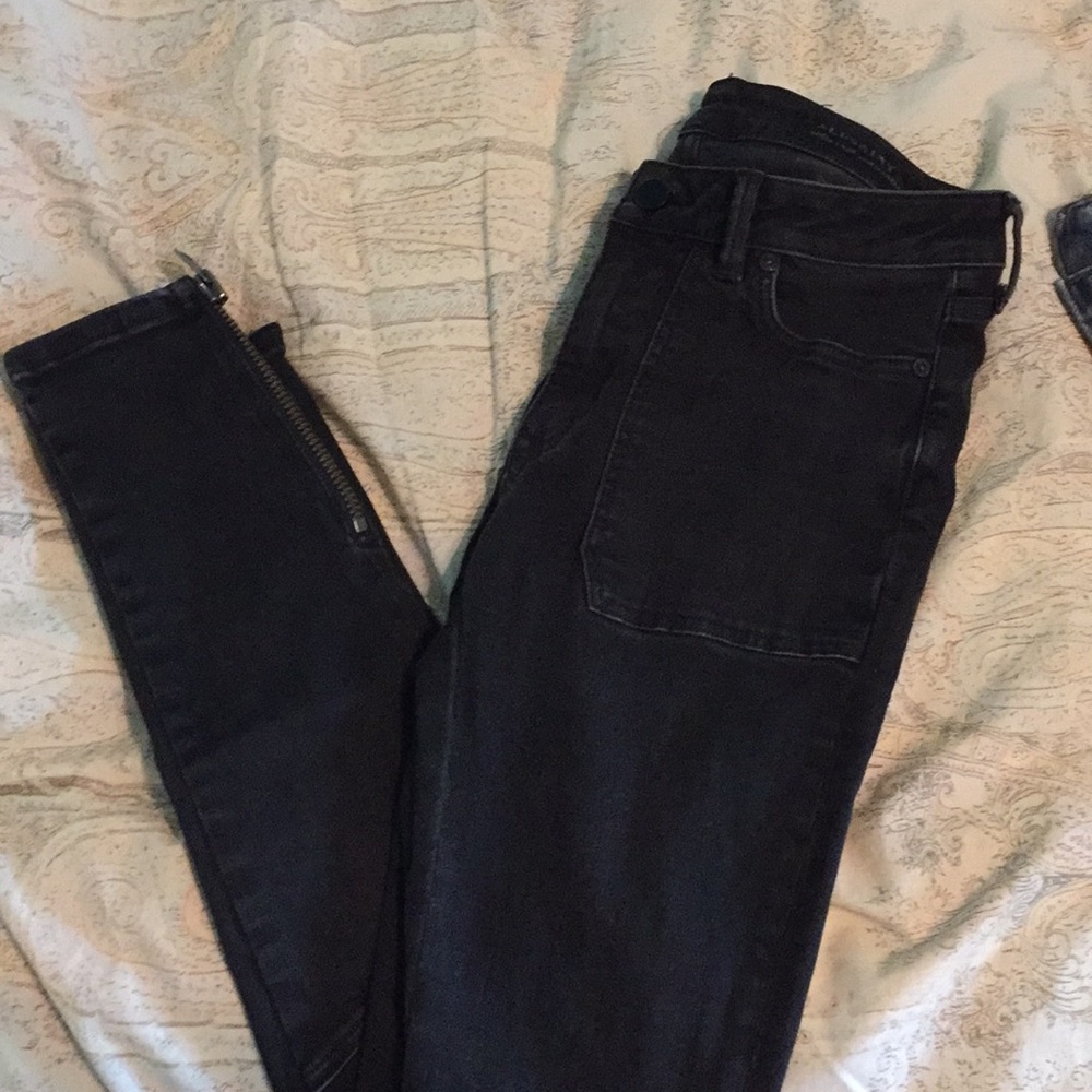 All Saints Biker Skinny Jeans